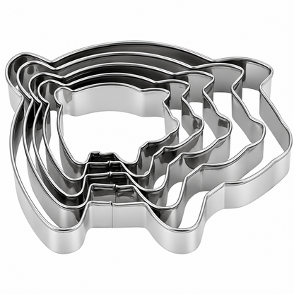 Home Collection Stainless Steel Cookie Cutter Set Thickened Sandwich and Biscuit Molds