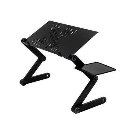 360° Rotating Adjustable Laptop Table with Cooling Fan