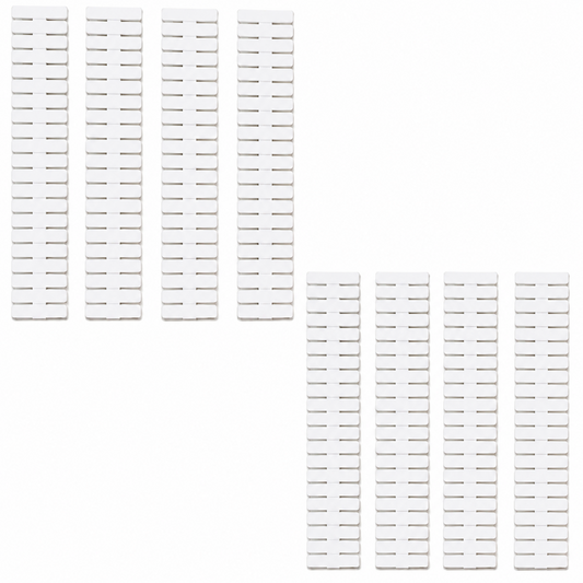Home Collection Pack of 8 Adjustable Drawer Dividers Set DIY Storage Organizers