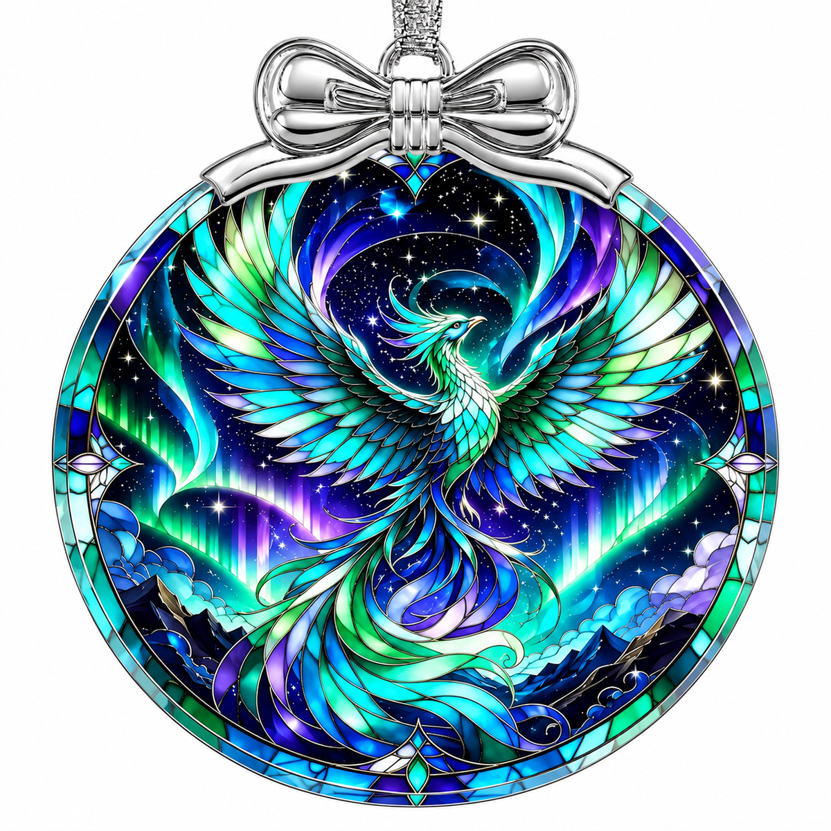 Home Collection Crystal Glass Christmas Ornament Hanging Tree Decoration and Holiday Keepsake Gift