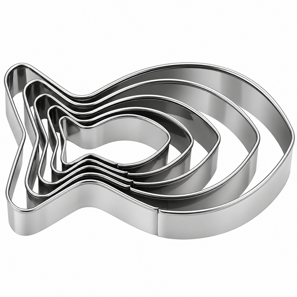 Home Collection Stainless Steel Cookie Cutter Set Thickened Sandwich and Biscuit Molds