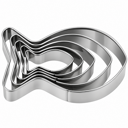Home Collection Stainless Steel Cookie Cutter Set Thickened Sandwich and Biscuit Molds