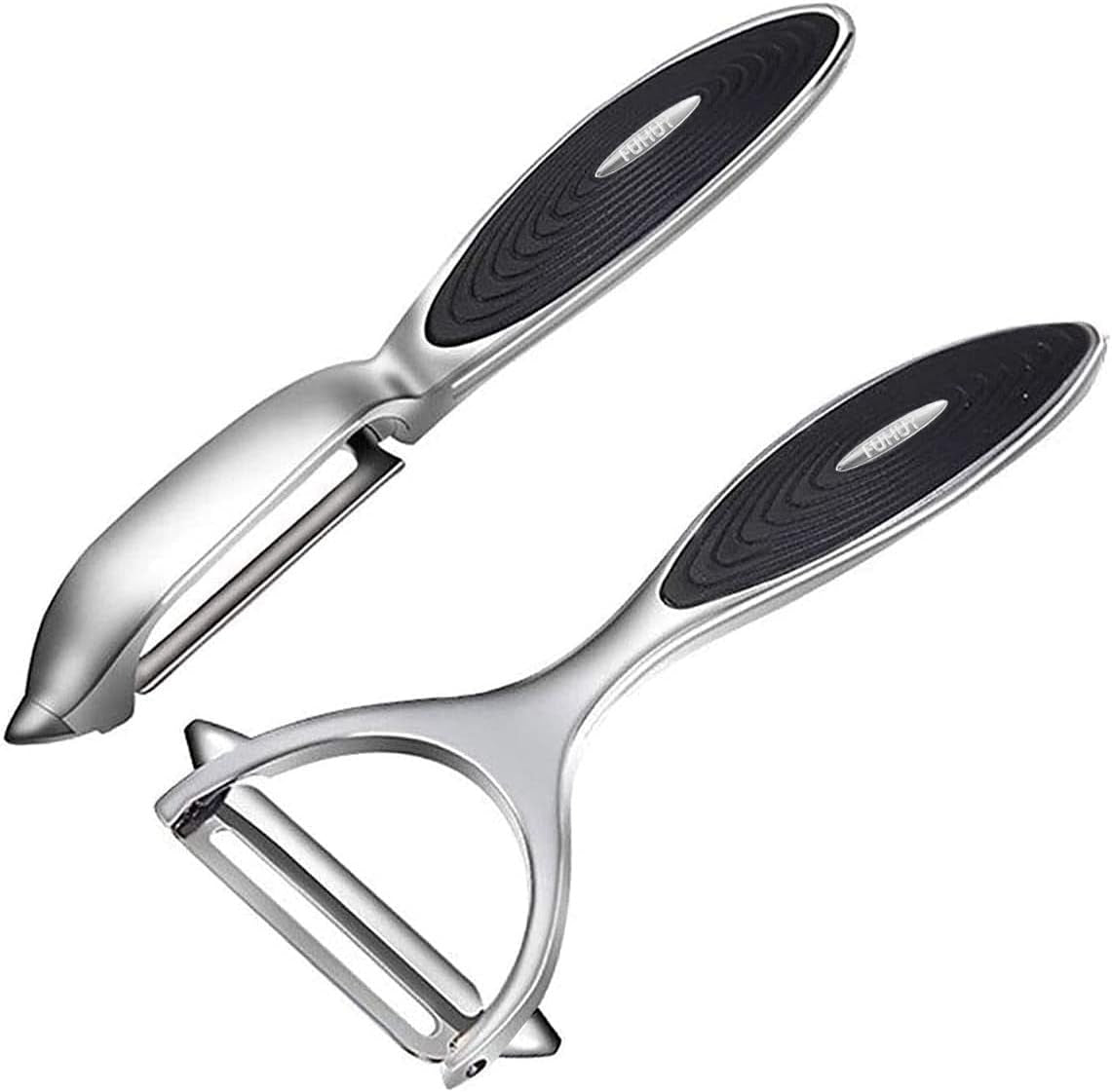 Home Collection 2Pcs Stainless Steel Vegetable Peeler Set