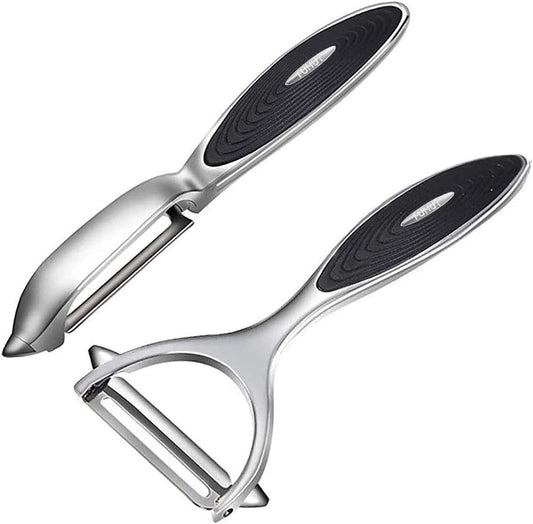 Home Collection 2Pcs Stainless Steel Vegetable Peeler Set