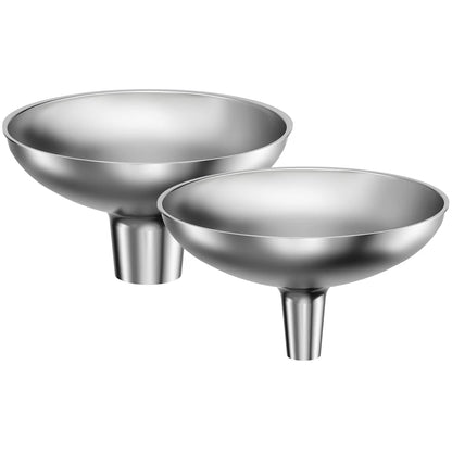 Home Collection Stainless Steel Bottle Filling Funnel for Oil Juice Coffee and Food