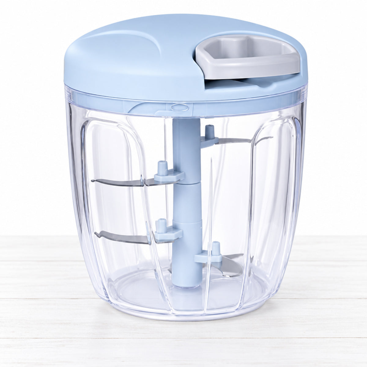 Home Collection Manual Pull String Food Chopper with Container for Onion, Garlic and Vegetables  900ml