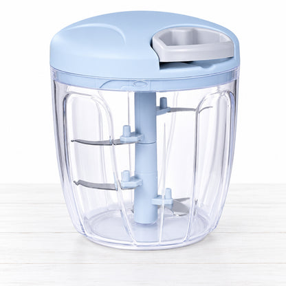 Home Collection Manual Pull String Food Chopper with Container for Onion, Garlic and Vegetables  900ml