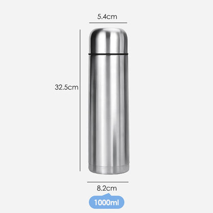 Home Collection 33 oz  Stainless Steel Vacuum Thermos Flask