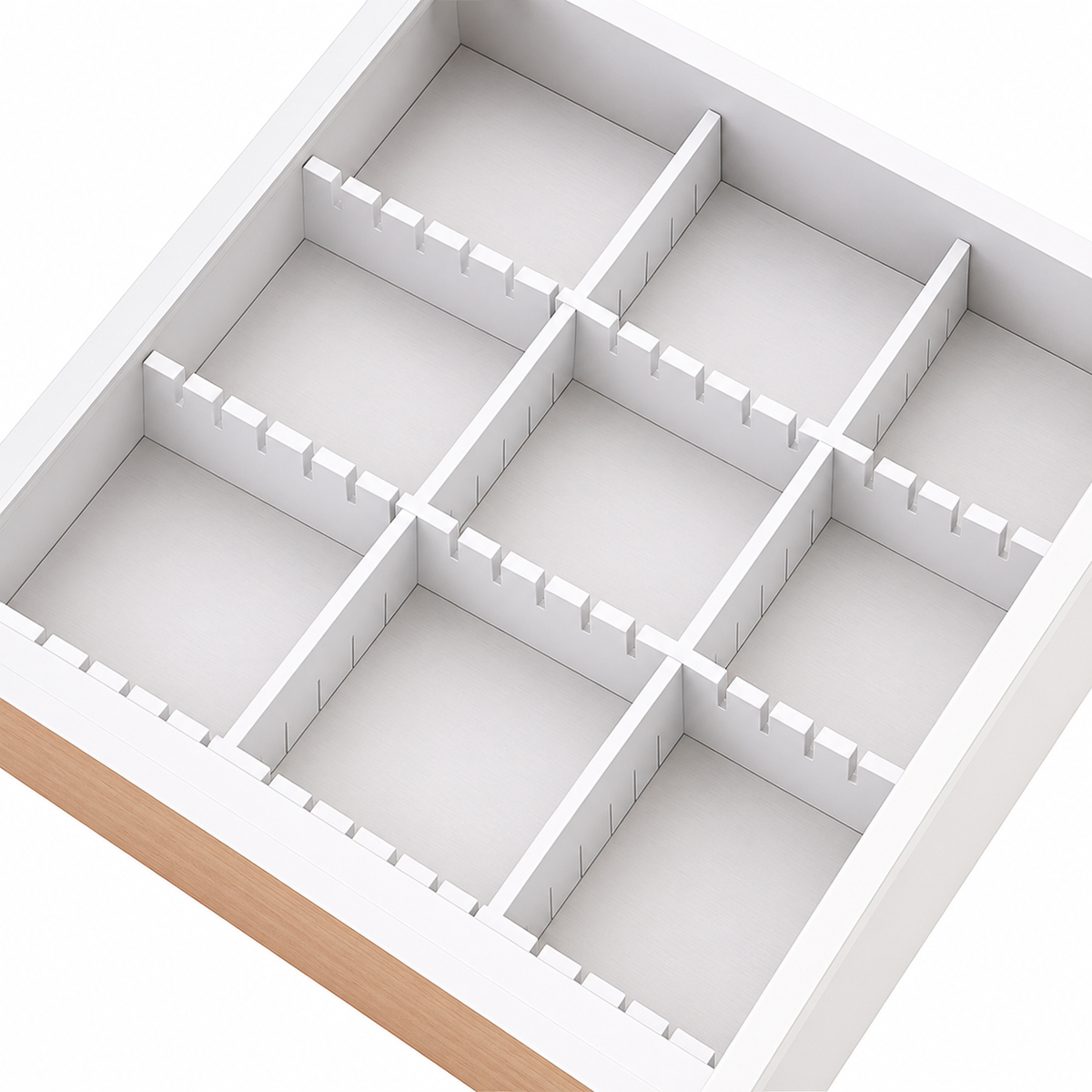 Home Collection Pack of 8 Adjustable Drawer Dividers Set DIY Storage Organizers