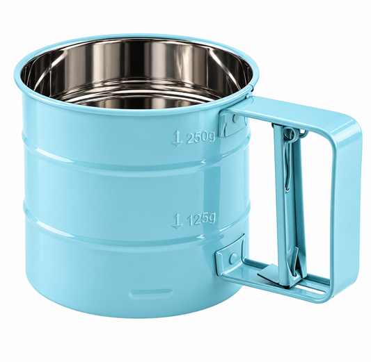 Home Collection Stainless Steel Flour Sifter Cup