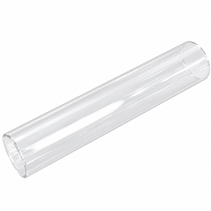 Home Collection 2-Pack 10" Clear Glass Cylinder Hurricane Candle Shades