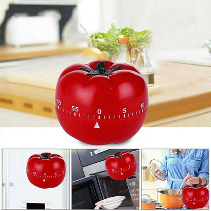 Home Collection Tomato Kitchen Timer 60-Minute Mechanical Timer