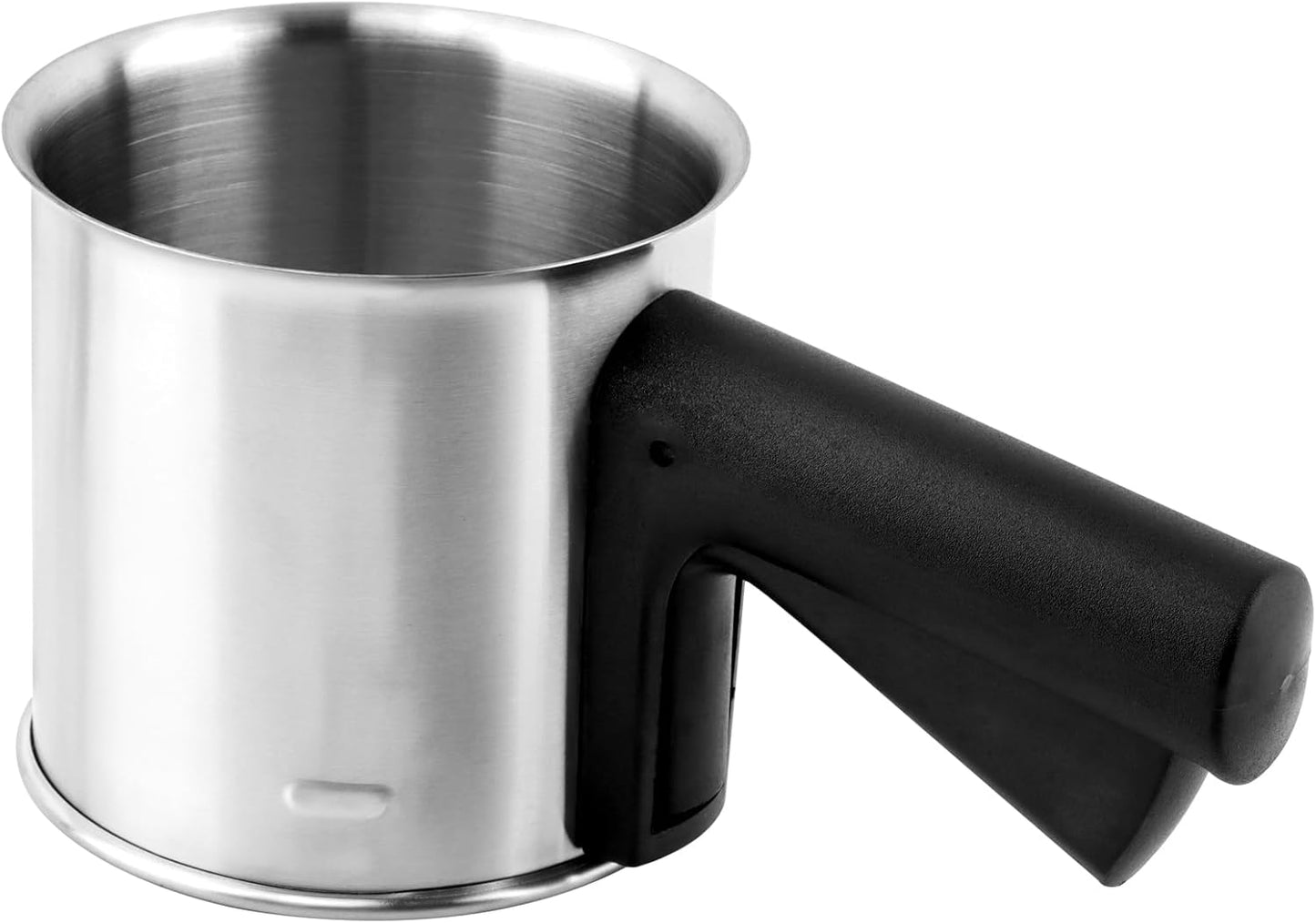 Home Collection 3 Cup Stainless Steel Flour Sifter with Double Layer Fine Mesh
