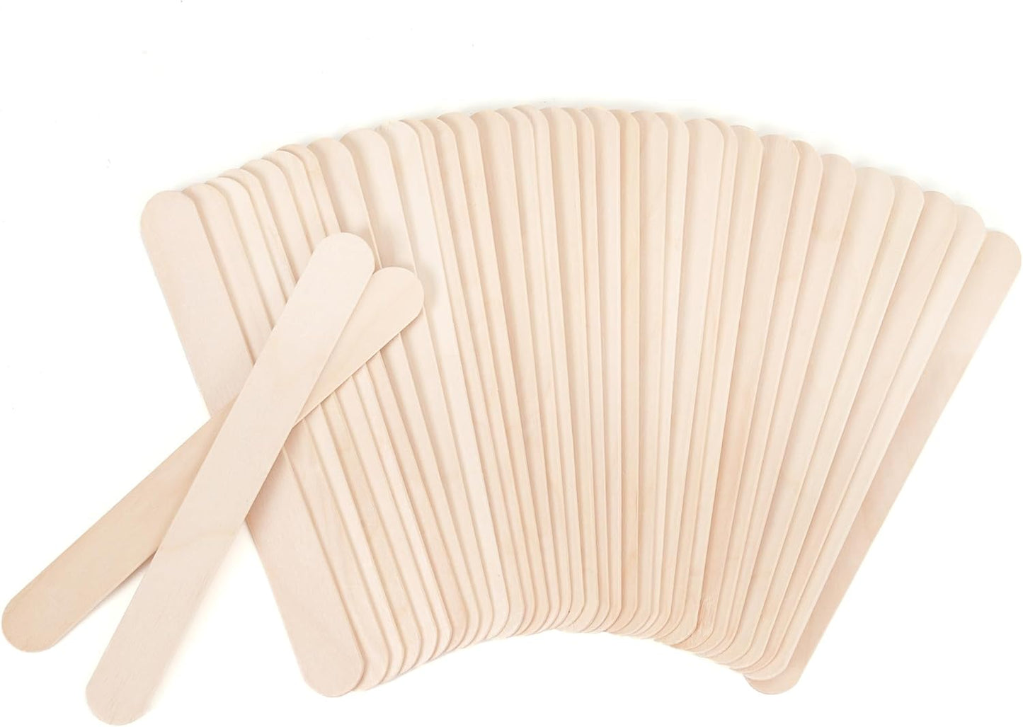 Home Collection 300Pcs Natural Wood Craft Sticks 3 Sizes