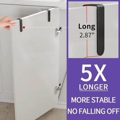 Home Collection Pack of 2 Stainless Steel Over Cabinet Towel Bars