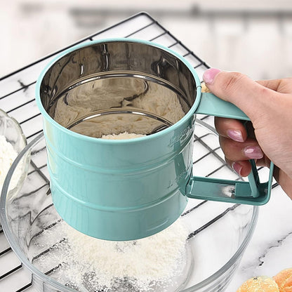 Home Collection Stainless Steel Flour Sifter Cup