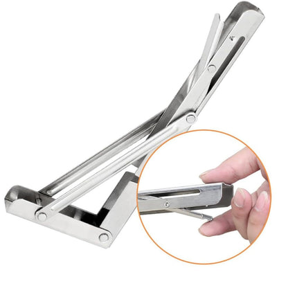 Home Collection 2Pcs Folding Shelf Brackets 14"