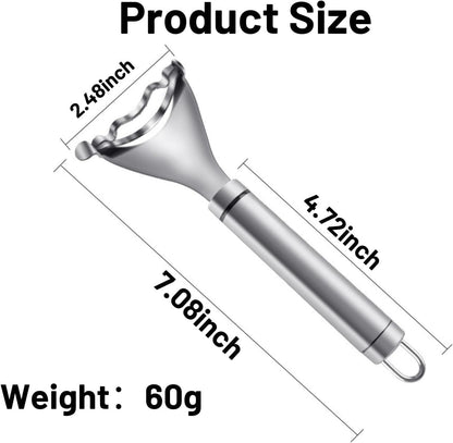 Home Collection 2Pcs Stainless Steel Corn Peeler