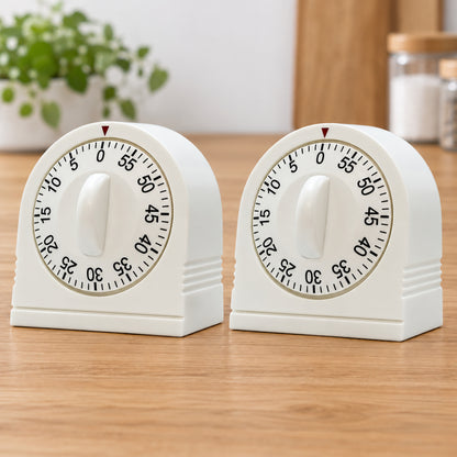 Home Collection 2-Pack 60 Minute Wind-Up Mechanical Timer