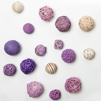 Home Collection 100PCS 5 Assorted Sizes White Foam Balls