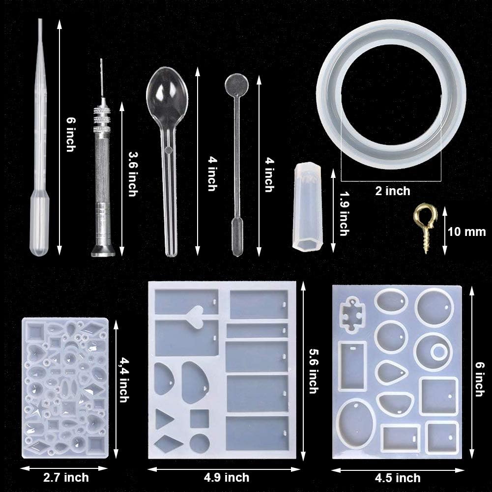 Home Collection 229Pcs DIY Jewelry Casting Mold Kit