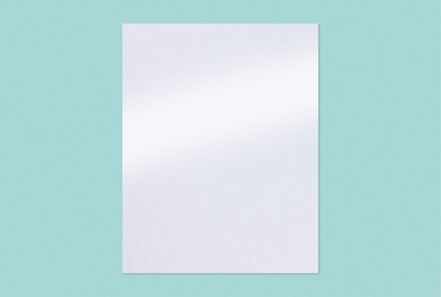 Home Collection White Shimmer Metallic Cardstock Paper