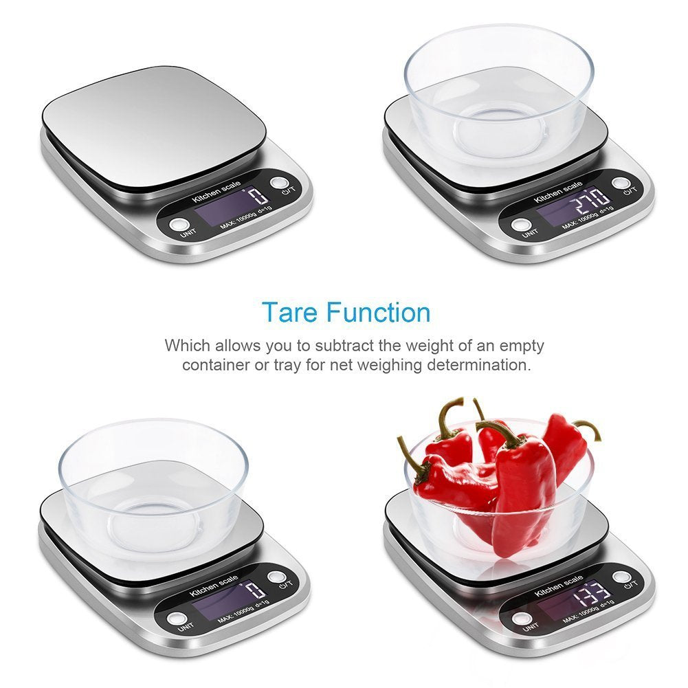Home Collection 22lbs Digital Kitchen Food Diet Scale