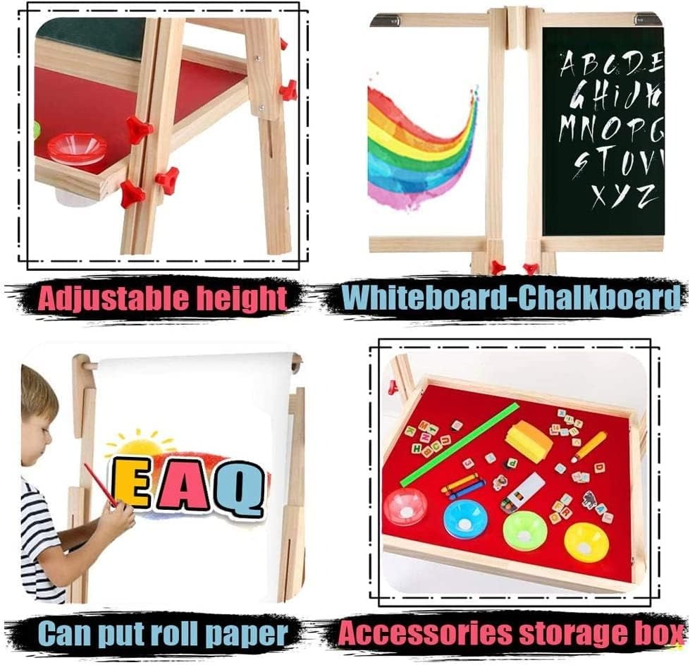 Home Collection Adjustable Wooden Art Easel