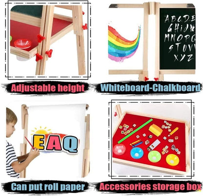 Home Collection Adjustable Wooden Art Easel
