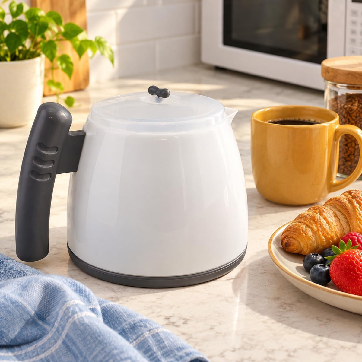 Home Collection Microwave Tea Kettle Hot Pot Water Boiler