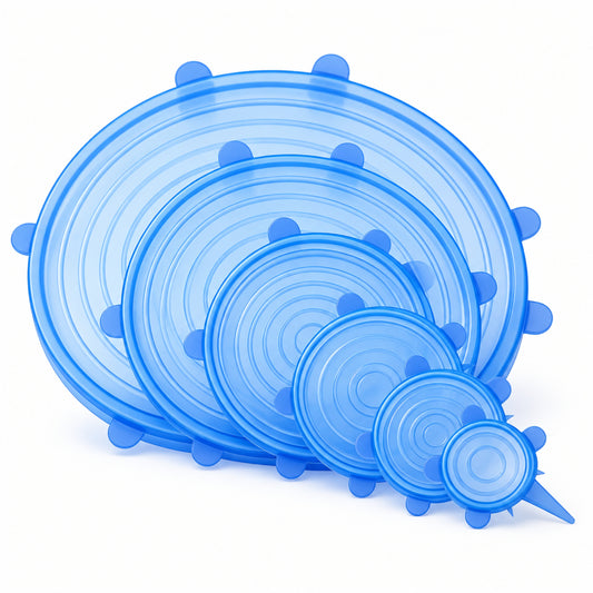Home Collection 6-Pack Stretch Silicone Lids