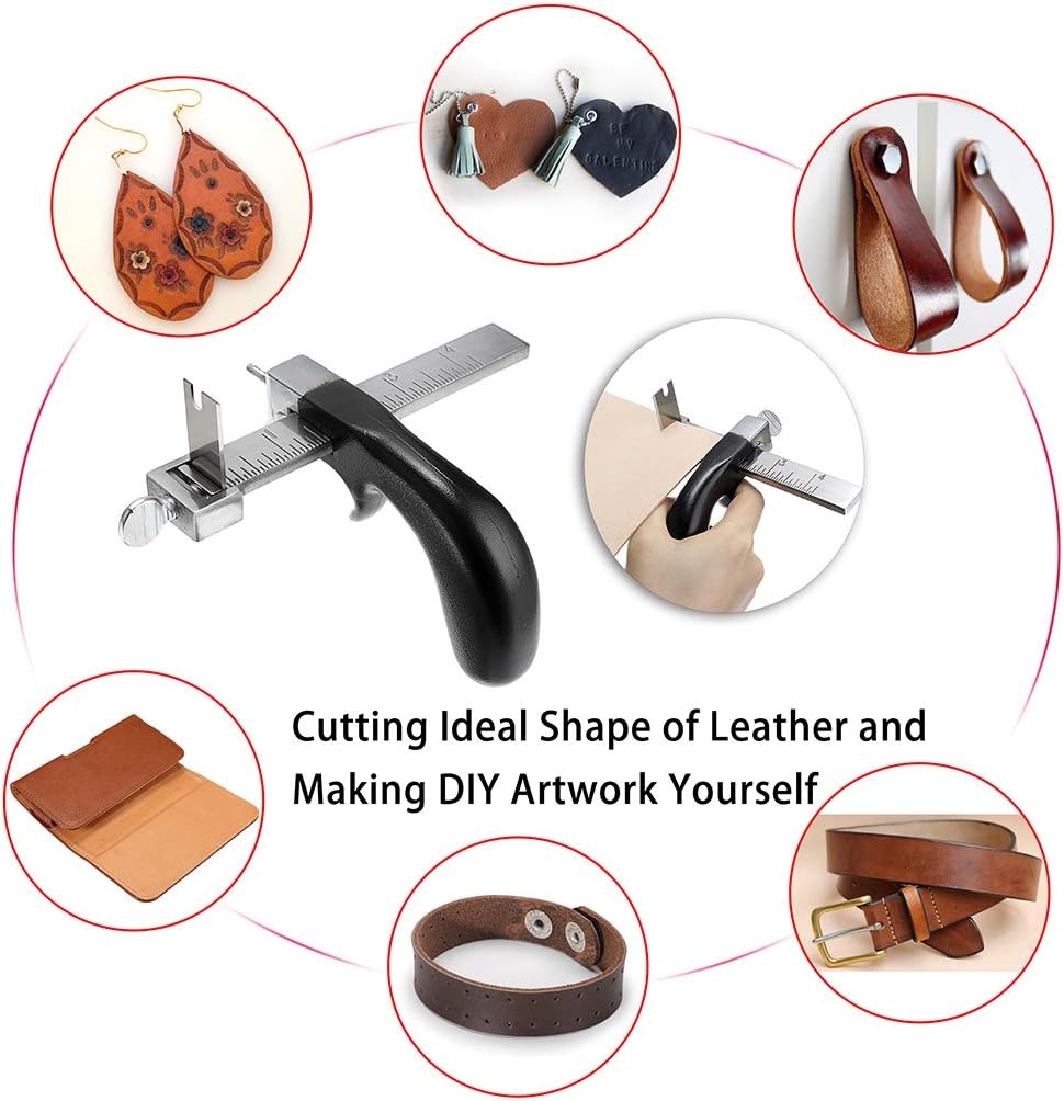 Home Collection Leather Strap Cutter Tool