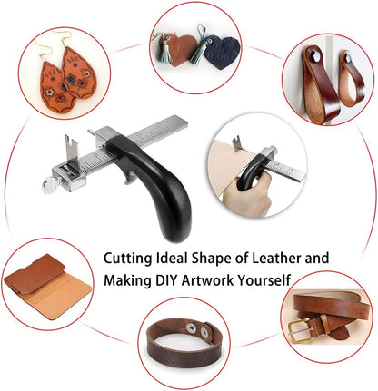 Home Collection Leather Strap Cutter Tool
