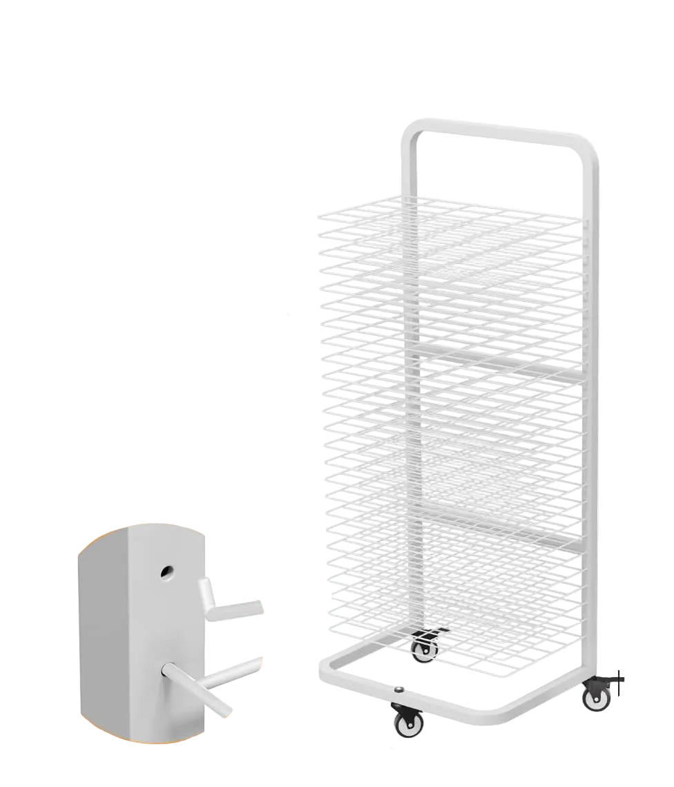 Home Collection Art Drying Rack with 25 Removable Shelves