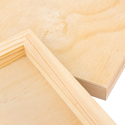 Home Collection 6 Pack Unfinished Wood Canvas Boards 9x12 Inch