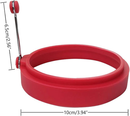 Home Collection 4-Pack 4-Inch Silicone Egg Frying Rings