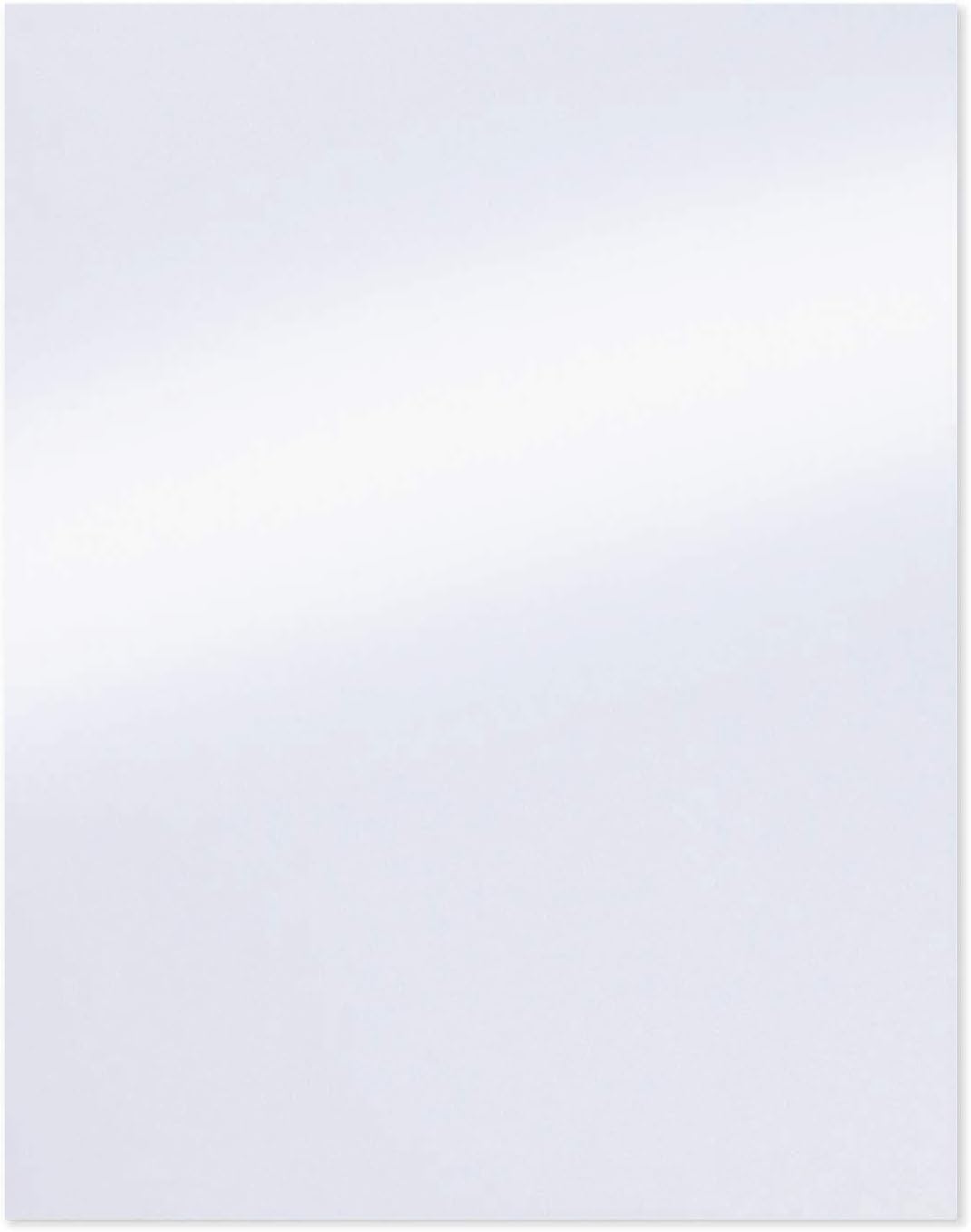 Home Collection White Shimmer Metallic Cardstock Paper