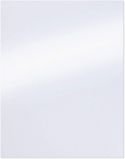 Home Collection White Shimmer Metallic Cardstock Paper