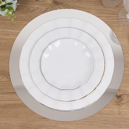 Home Collection 6Pcs Round Glass Mirrors 10"