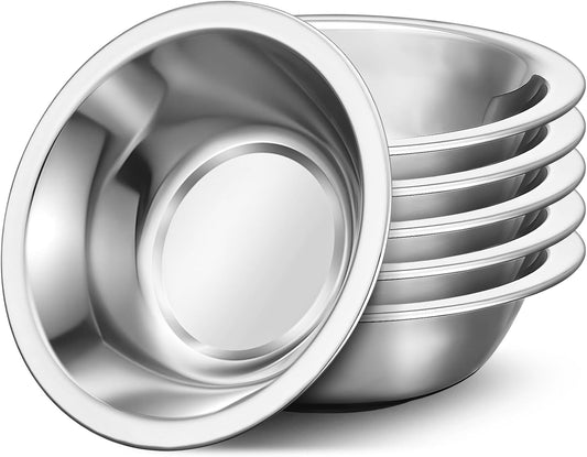 Home Collection 6-Pc 304 Stainless Steel Mixing Bowls