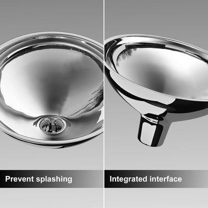 Home Collection Stainless Steel Bottle Filling Funnel for Oil Juice Coffee and Food