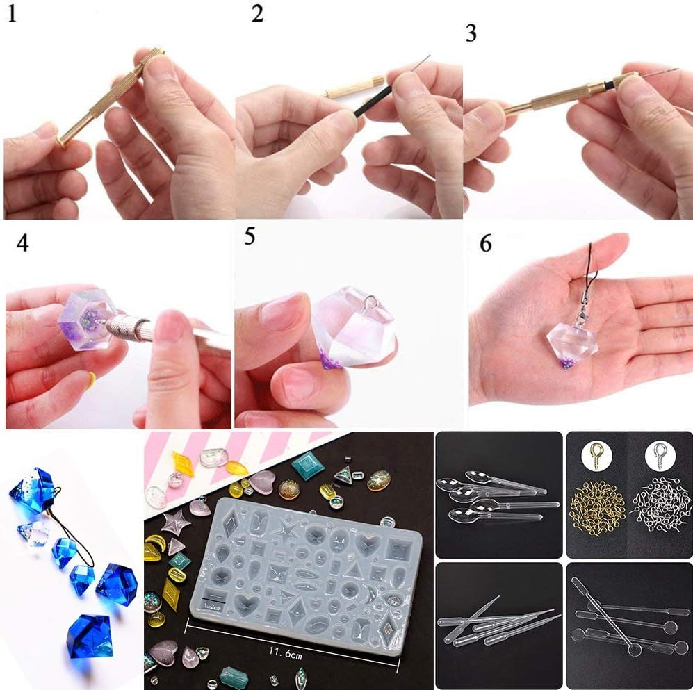 Home Collection 229Pcs DIY Jewelry Casting Mold Kit