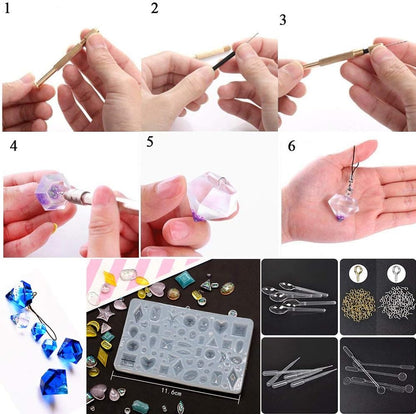Home Collection 229Pcs DIY Jewelry Casting Mold Kit