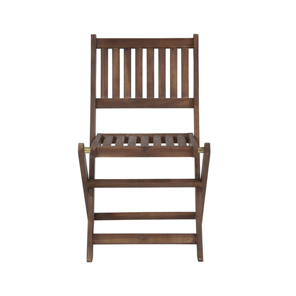 3-Piece Acacia Wood Folding Bistro Set