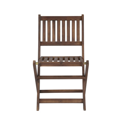 3-Piece Acacia Wood Folding Bistro Set