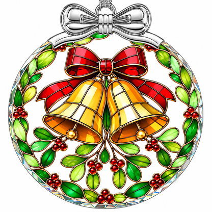 Home Collection Crystal Glass Christmas Ornament Hanging Tree Decoration and Holiday Keepsake Gift