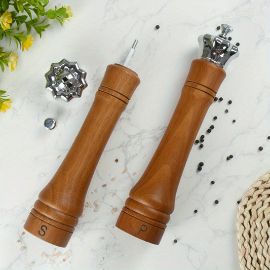 10 Inch Salt and Pepper Grinder Set – 2-Pack