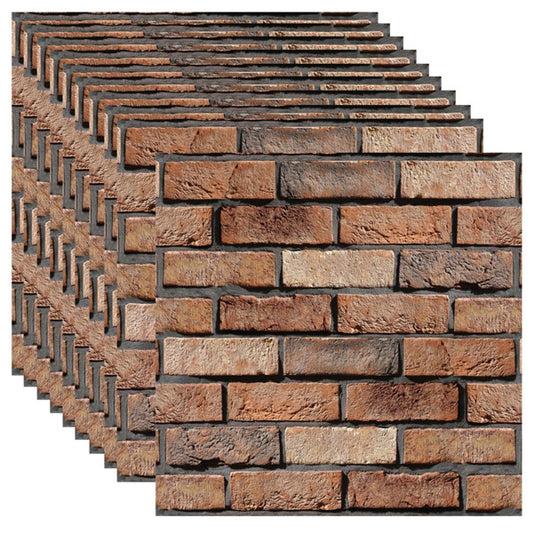 20-Pack 3D Brick Wall Stickers