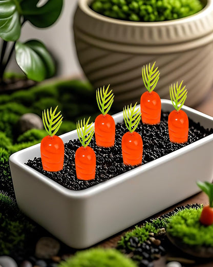 Home Collection 50Pcs Mini Artificial Carrots