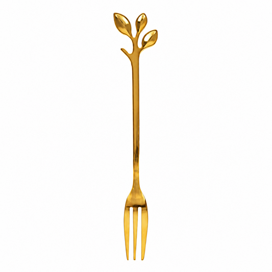 Home Collection Gold Metal Dessert Forks Set of 4